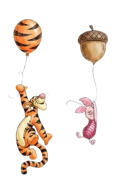 Globos cayendo izquierda